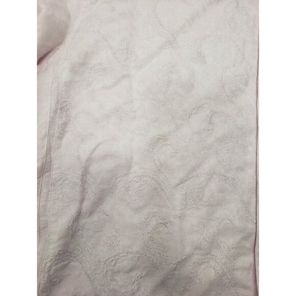 Robert Graham Mens Pink Linen Embroidered Long Sleeve Button Down Shirt Size XL - Picture 6 of 16